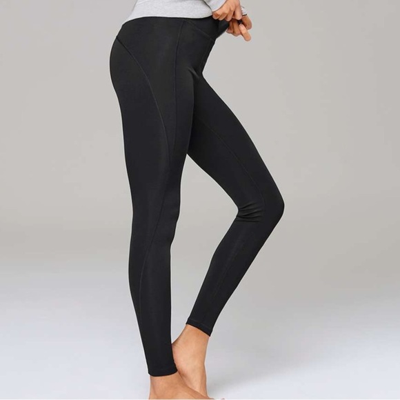 "Y" High-Rise Ankle Leggings by Ivy Park S black - Picture 1 of 9
